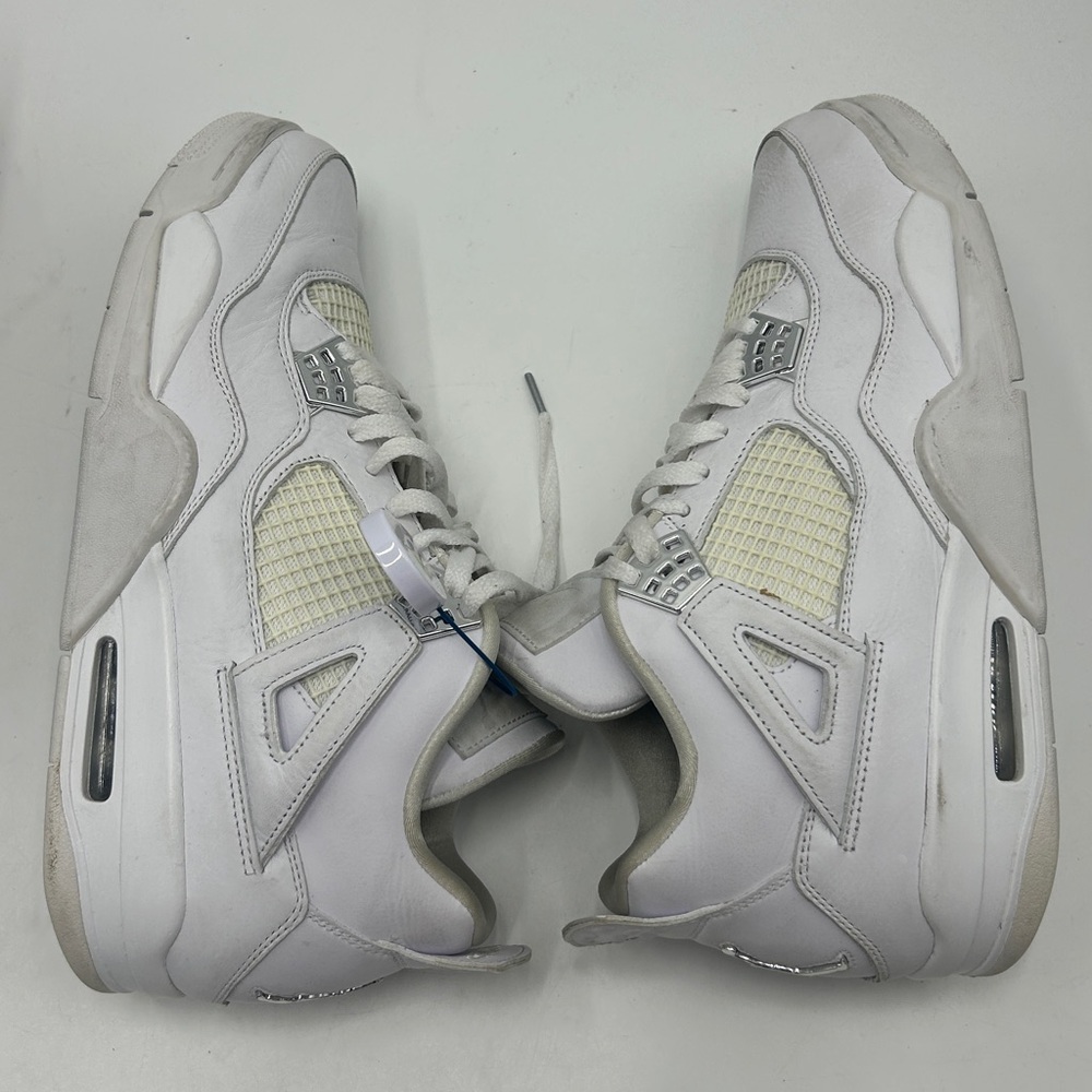 NIKE AIR JORDAN 4 Retro Men’s Size 11 white - Picture 6 of 12